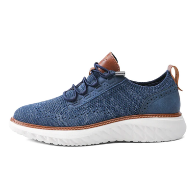 Men’s Mesh Lace-Up Sneakers - Breathable Upper and Low Top Design