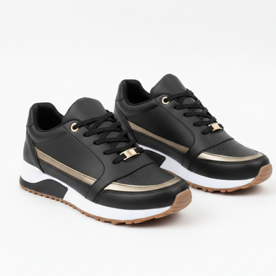 Women’s Lace-Up Sneakers - Low Top Casual Trainers