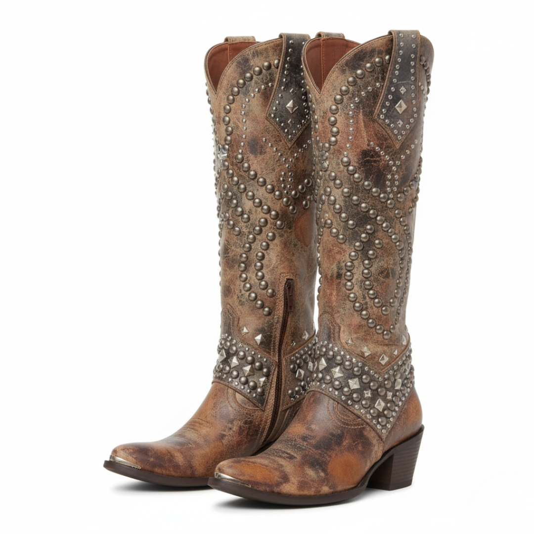 Western Knee-High Boots for Women | Classic and Stylish