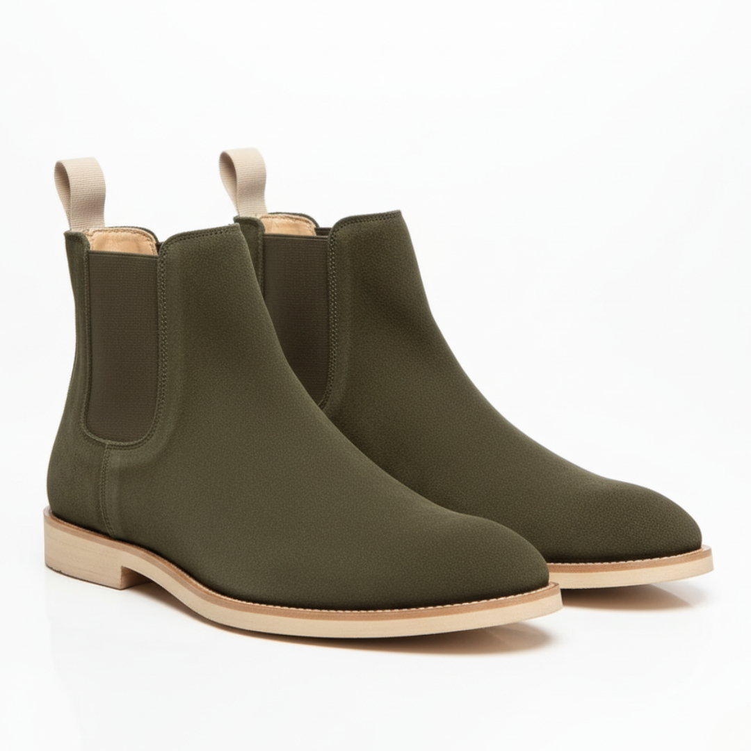 Suede Chelsea Boots for Men | Closed Toe