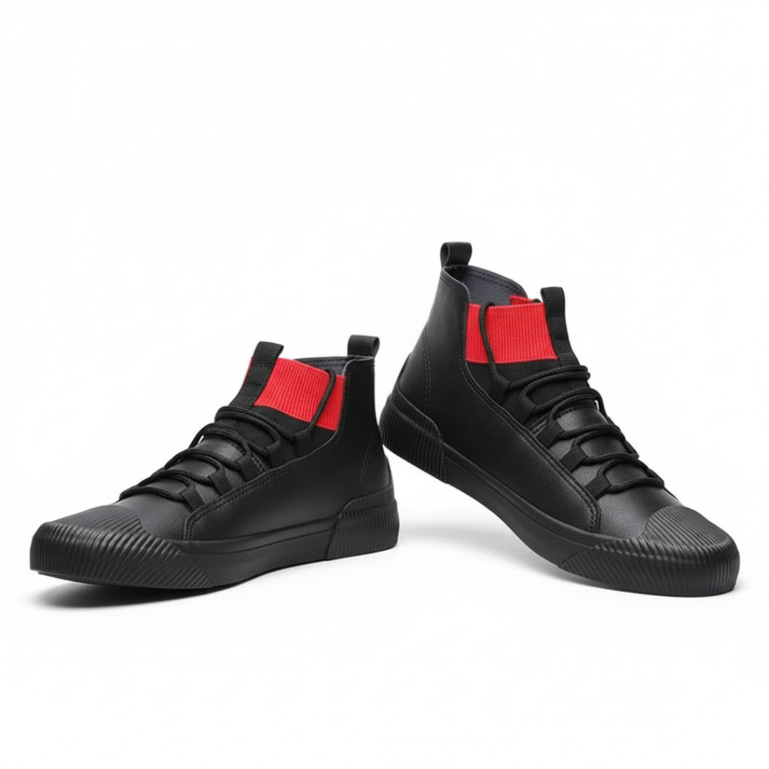 High-Top Sneakers for Men | Ribbed Sock Collar