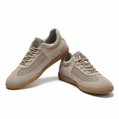 Men’s Multi Panel Lace-Up Sneakers - Low Top Casual Trainers