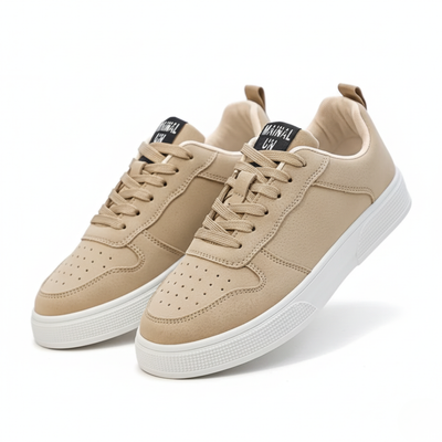 Men’s Low Top Sneakers – Lace-Up Casual Trainers with Tread Sole