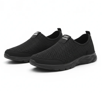 Mesh Slip-On Sneakers for Men | Casual Walking Shoes
