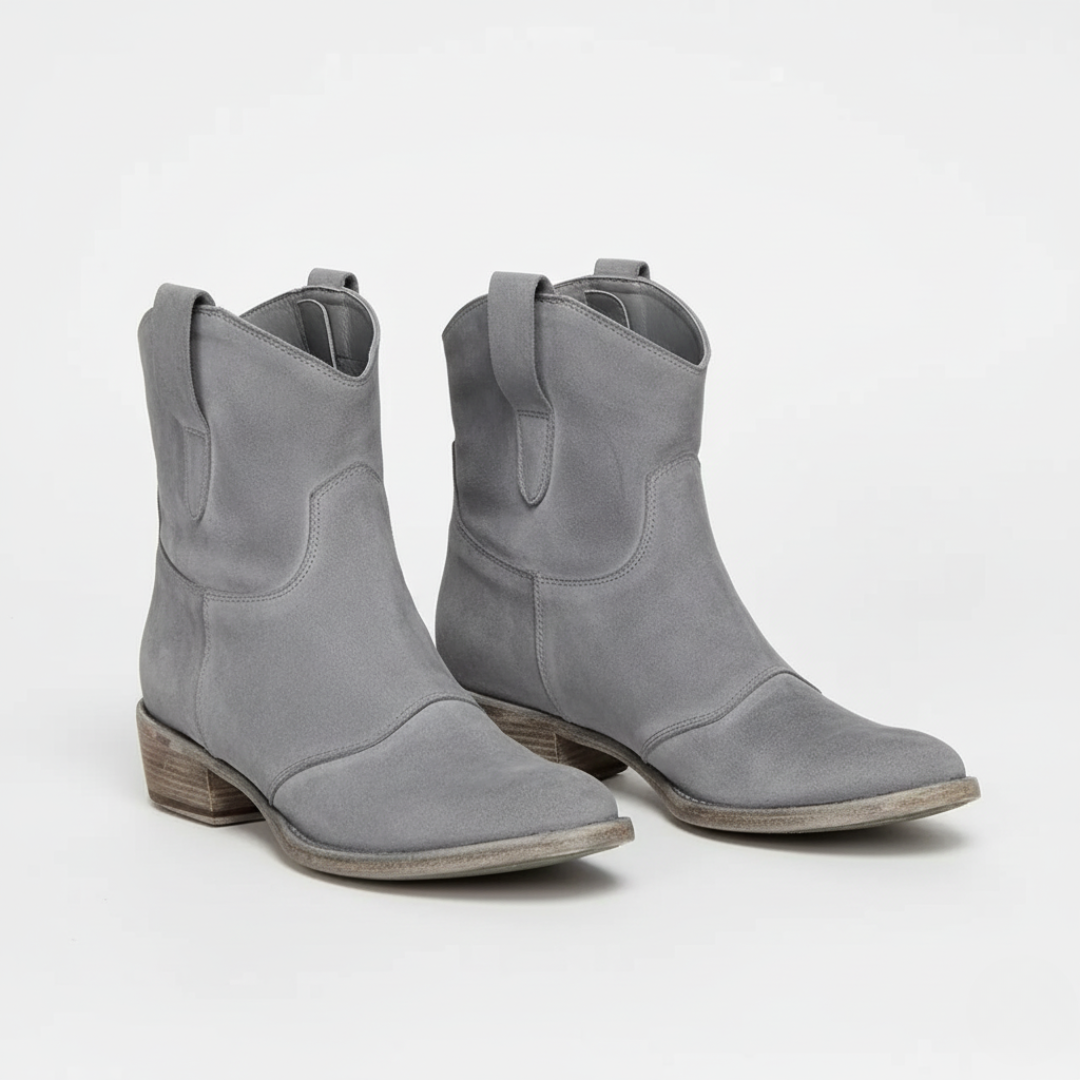 Vintage Cowboy Ankle Boots for Women | Western-Inspired Design