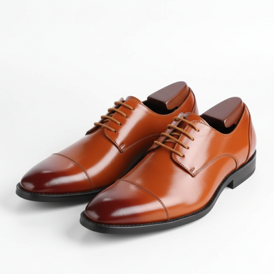 Men’s Oxford Lace-Up Dress Shoes - Formal Business Office Shoes