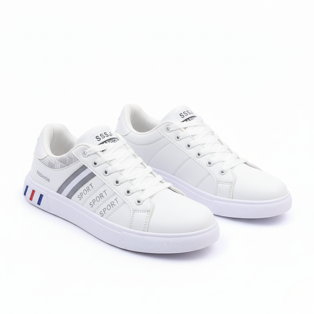 Low-Top Sneakers for Men | Side Stripe and Contrast Sole