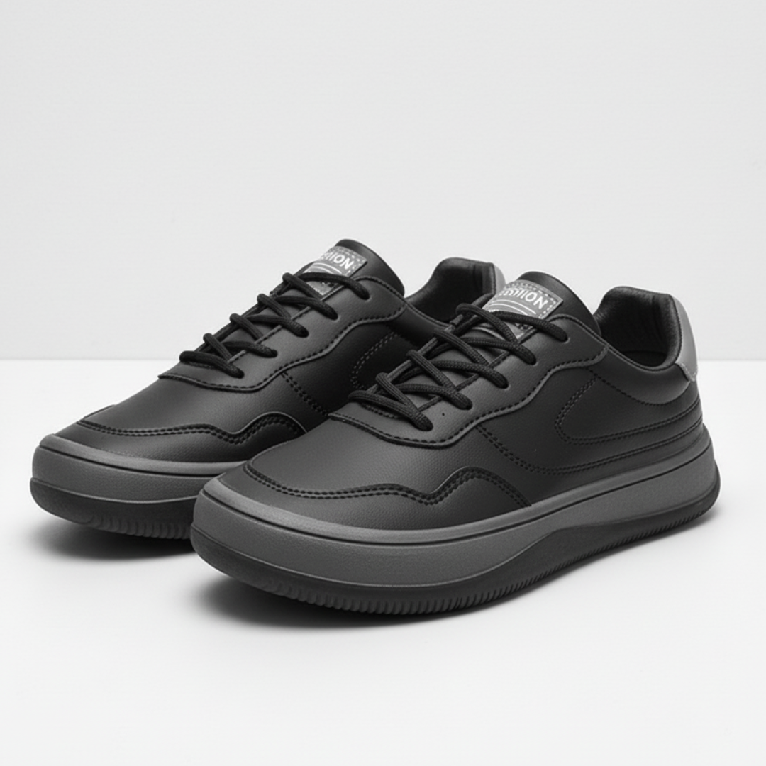 Lace-Up Sneakers for Men | Contrast Sole Design