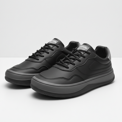 Lace-Up Sneakers for Men | Contrast Sole Design