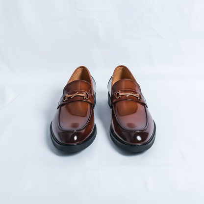Glossy Loafers for Men | Slip-On Design