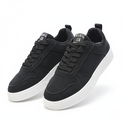 Men’s Low Top Sneakers – Lace-Up Casual Trainers with Tread Sole