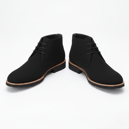 Suede Leather Shoes for Men | Classic Lace-Up Style