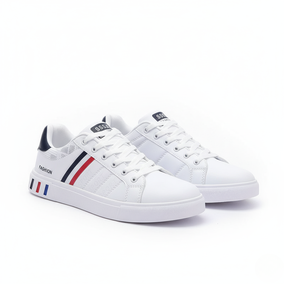 Low-Top Sneakers for Men | Side Stripe and Contrast Sole