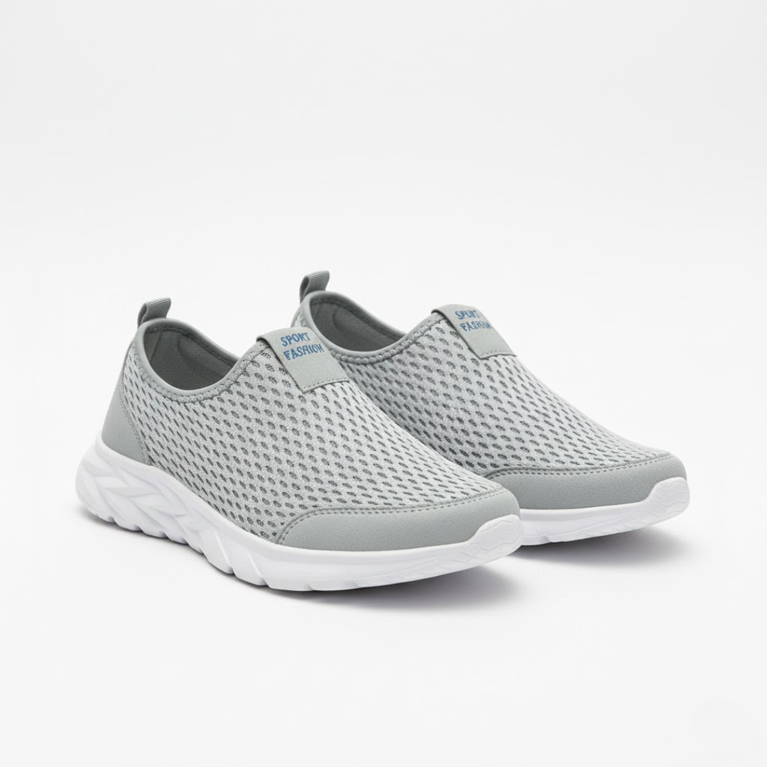 Mesh Slip-On Sneakers for Men | Casual Walking Shoes