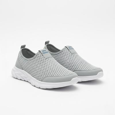 Men’s Slip-On Sneakers – Casual Mesh Walking Trainers