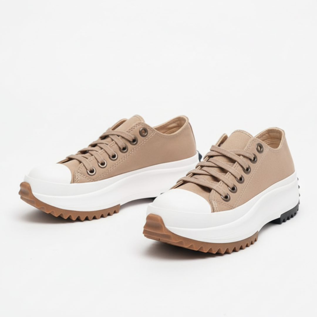 Women's Casual Chunky Platform Sneakers | Canvas Design