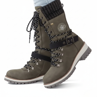 Women’s Winter Snow Boots Lace-Up Ankle Boots