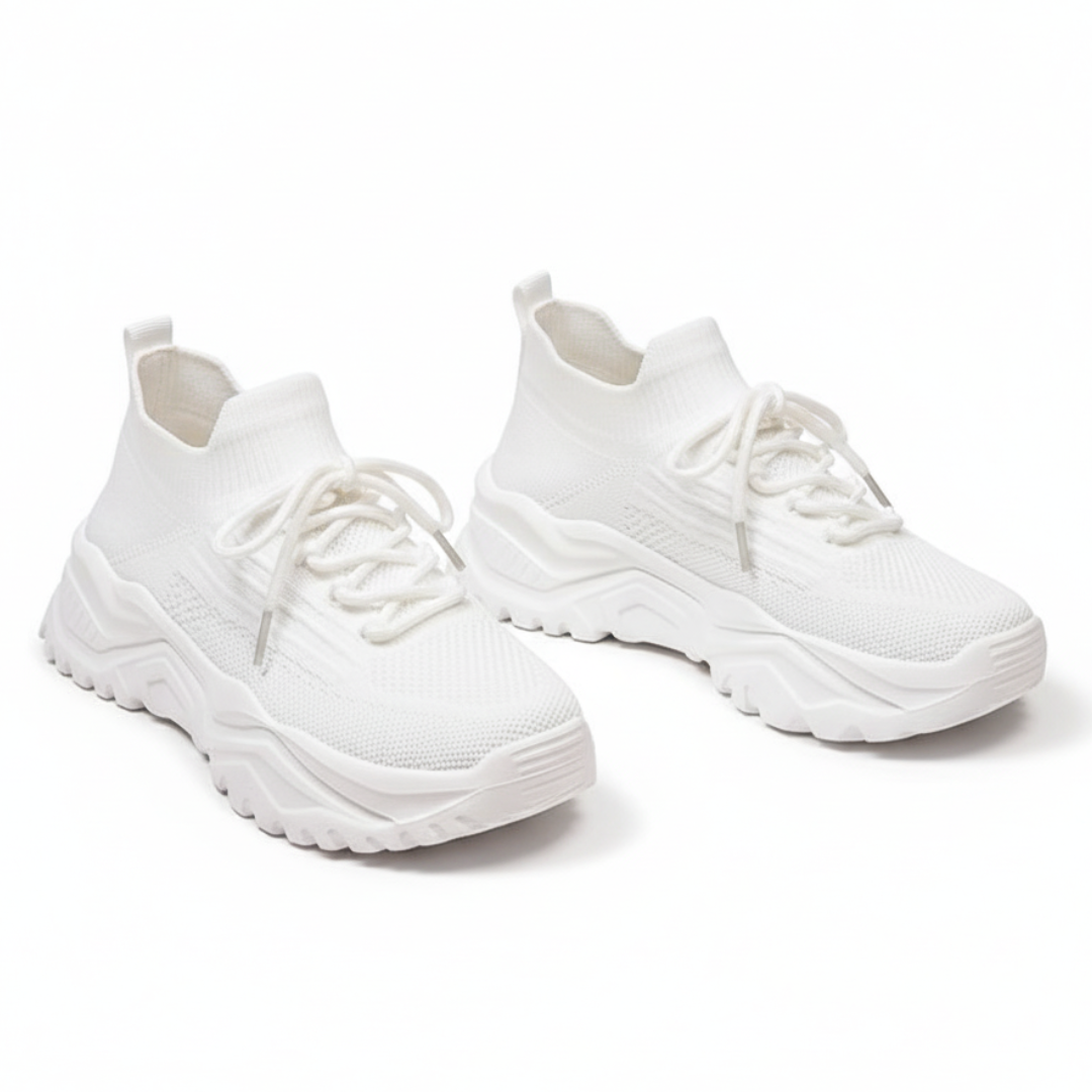 Women’s Lace-Up Sneakers | Structured Everyday Design