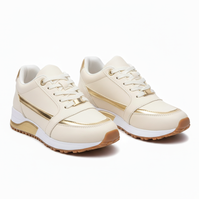 Women’s Lace-Up Sneakers - Low Top Casual Trainers
