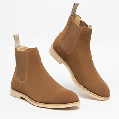 Suede Chelsea Boots for Men | Closed Toe