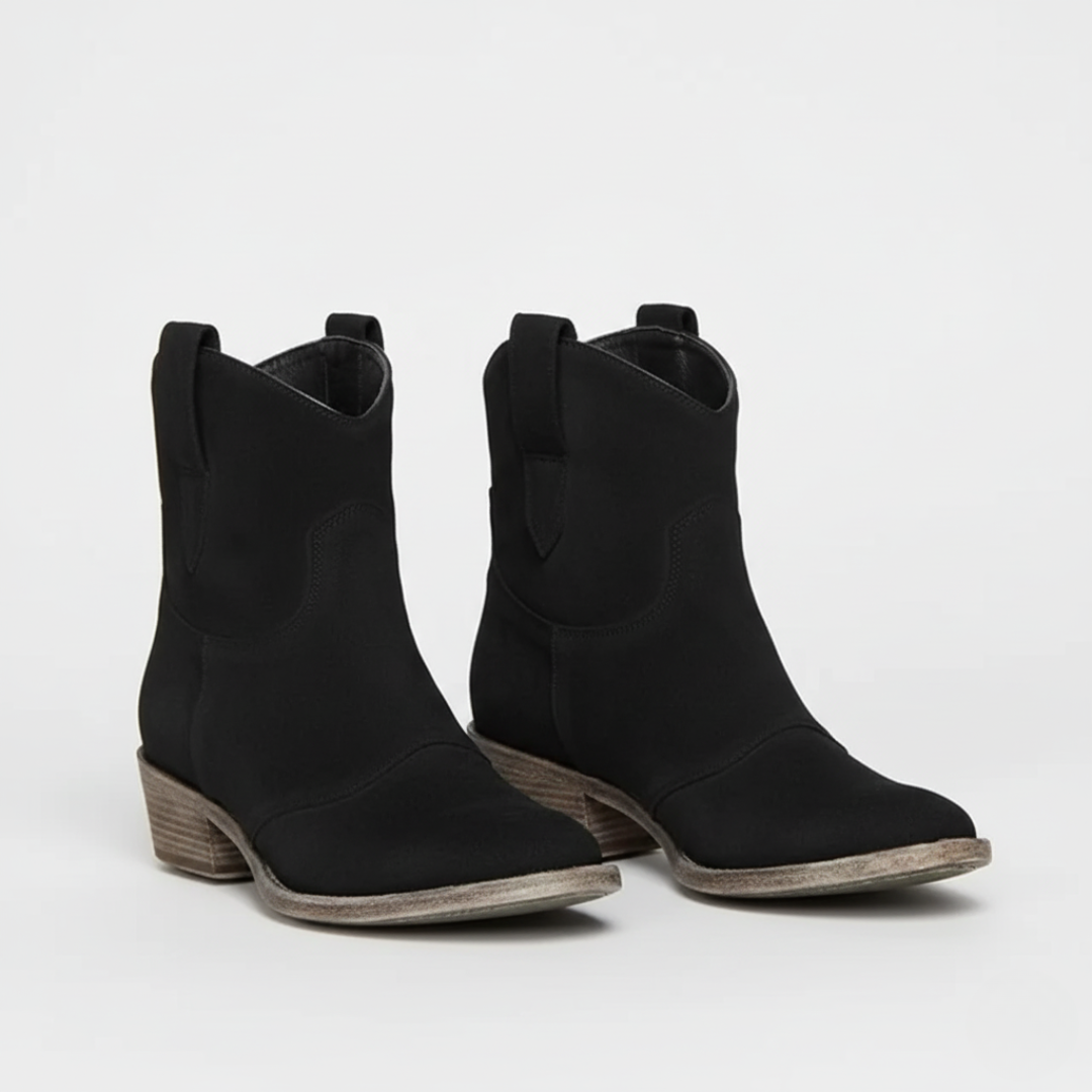 Vintage Cowboy Ankle Boots for Women | Western-Inspired Design