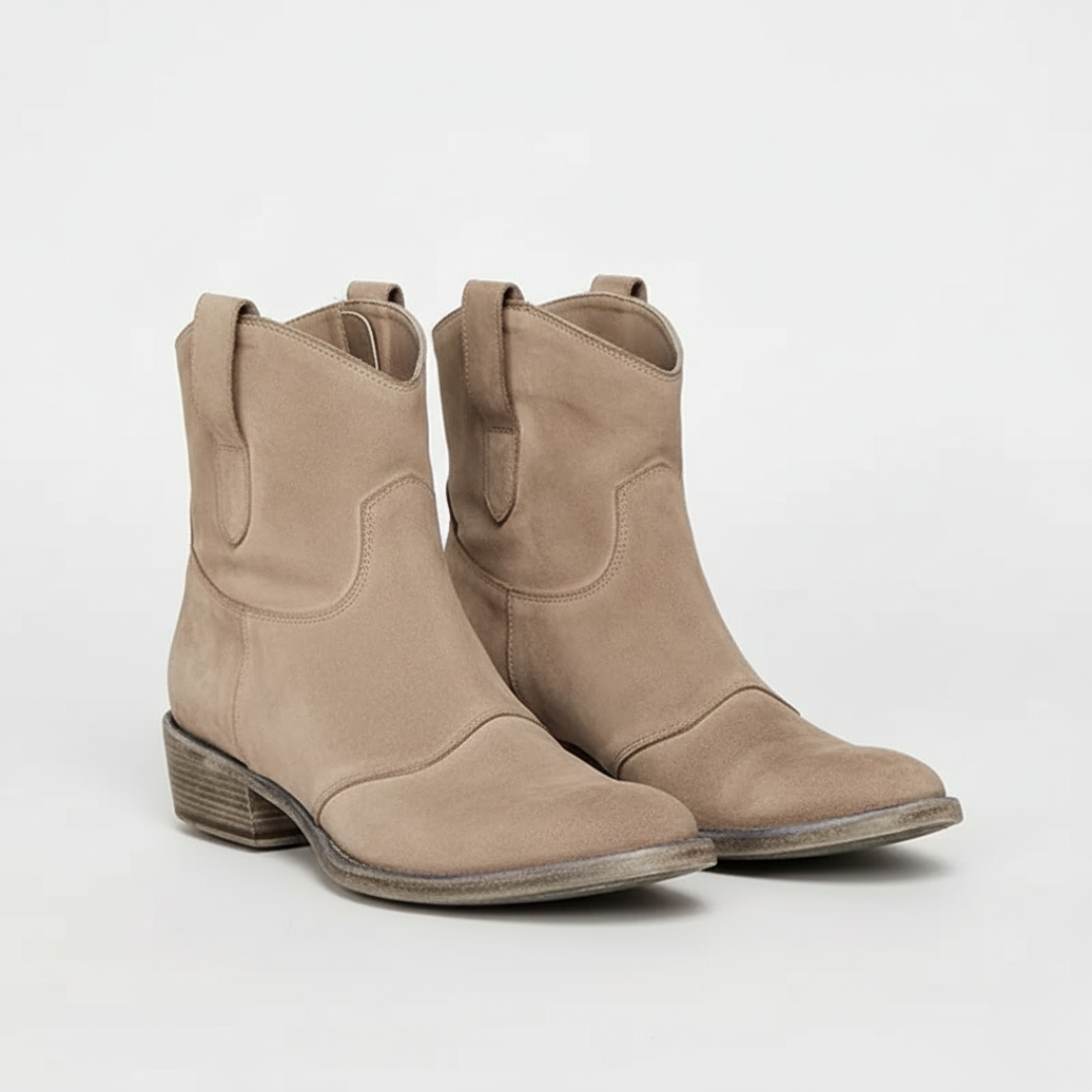 Vintage Cowboy Ankle Boots for Women | Western-Inspired Design