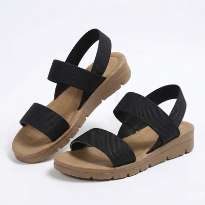 Women’s Strappy Sport Sandals - Heel Strap and Flat Sole