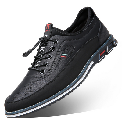 Men’s Multi Panel Lace-Up Sneakers - Low Top Casual Trainers