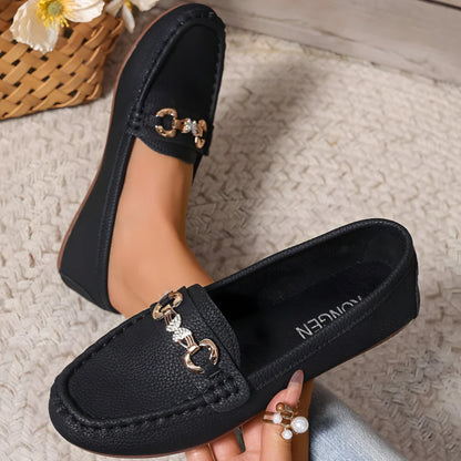 Women's Chain-Detail Loafer