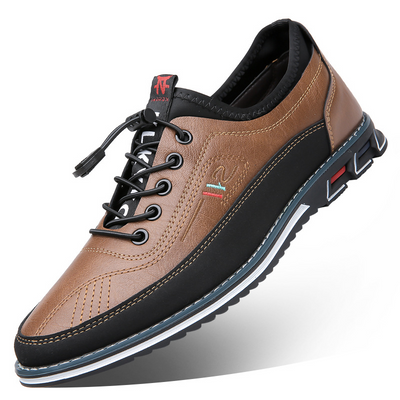 Men’s Multi Panel Lace-Up Sneakers - Low Top Casual Trainers