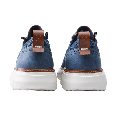 Men’s Mesh Lace-Up Sneakers - Breathable Upper and Low Top Design