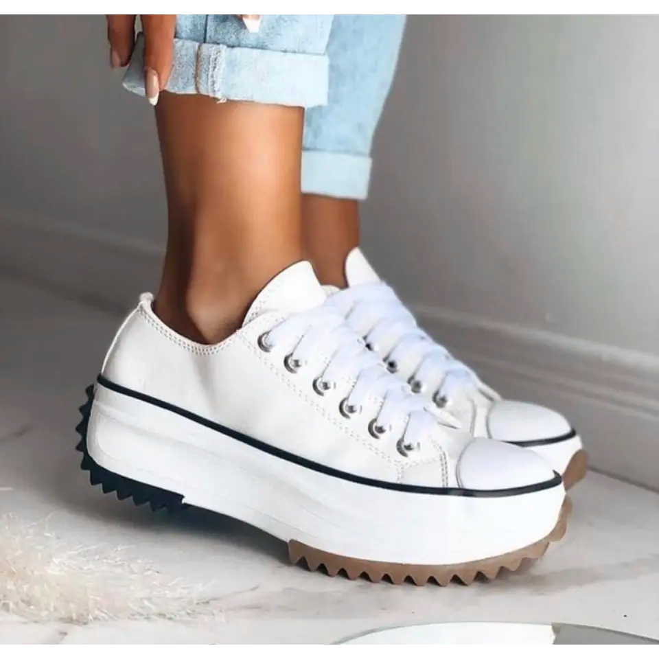 Women's Casual Chunky Platform Sneakers | Canvas Design