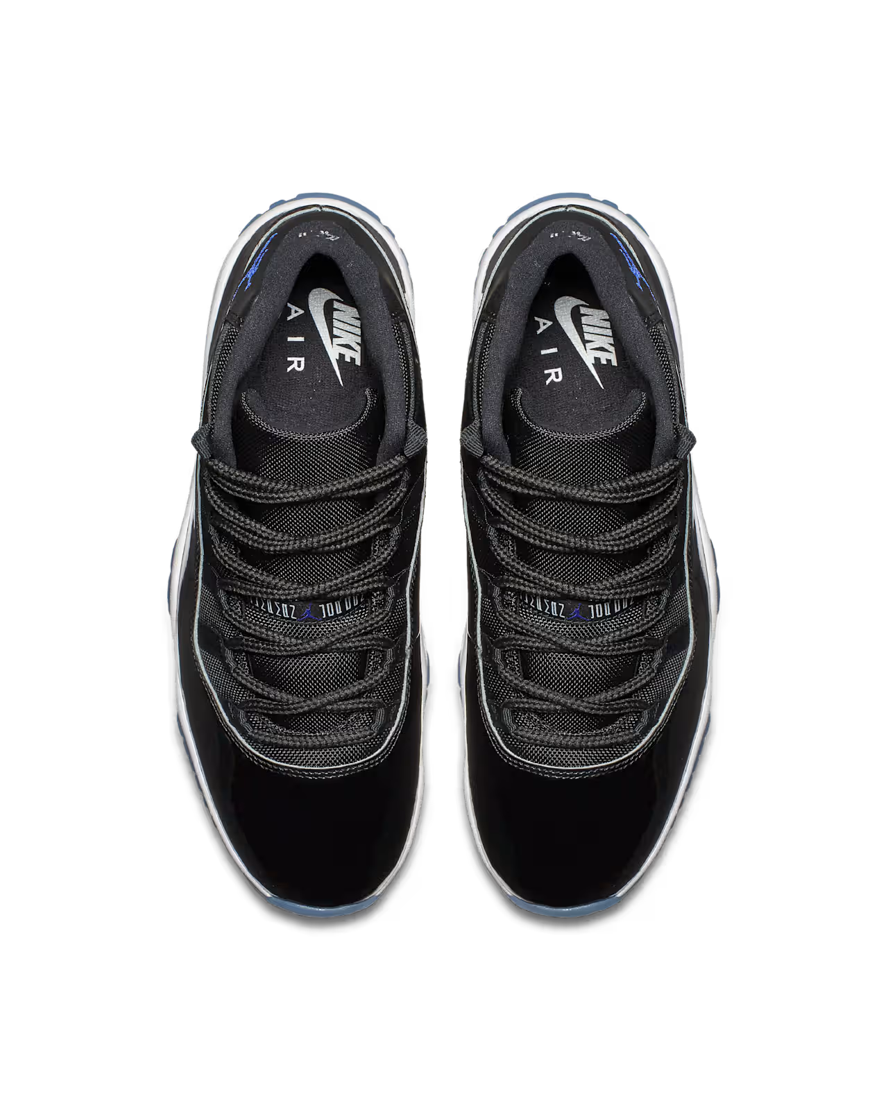 Air Jordan 11 Retro Black, Concord & White Sneakers