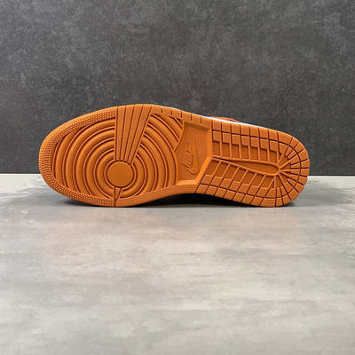 Air Jordan 1 Mid SE Electro Orange Mid-Top Sneakers