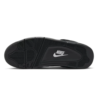 Air Jordan 4 Retro Black Cat Men's Black Nubuck Sneakers