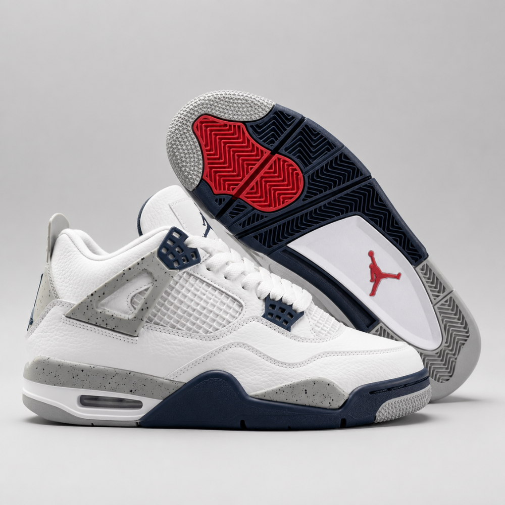 Air Jordan 4 Retro Midnight Navy Sneakers