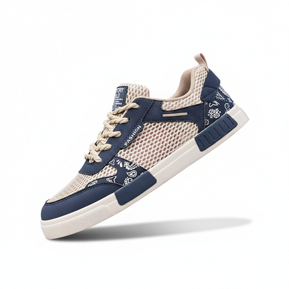 Men's Bandana-Print Low-Top Sneaker