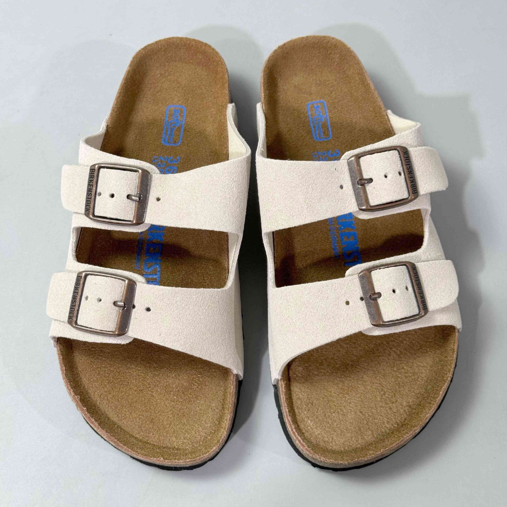 Birkenstock Arizona Unisex Suede Leather Two-Strap Sandals