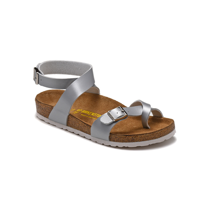 Birkenstock Blanca Women's Silver Ankle Strap Sandals