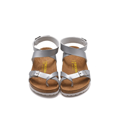 Birkenstock Blanca Women's Silver Ankle Strap Sandals
