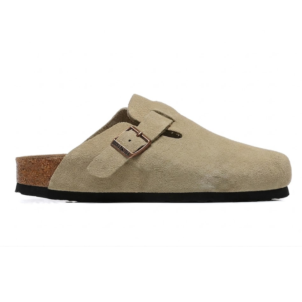 Birkenstock Boston Suede Leather Clogs