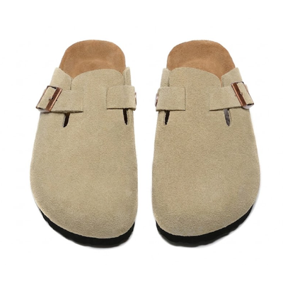 Birkenstock Boston Suede Leather Clogs