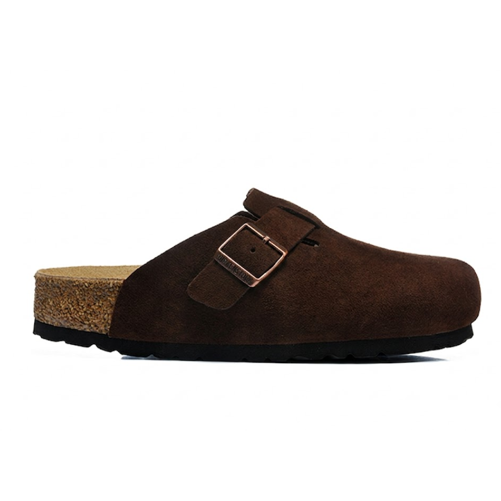 Birkenstock Boston Soft Footbed Suede Clogs
