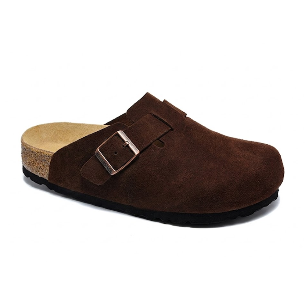 Birkenstock Boston Soft Footbed Suede Clogs