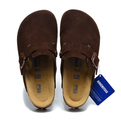 Birkenstock Boston Soft Footbed Suede Clogs