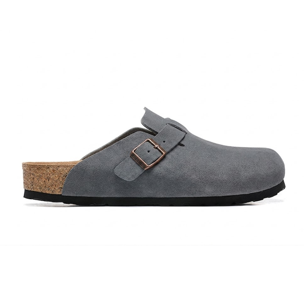 Birkenstock Boston Soft Footbed Suede Leather Clogs