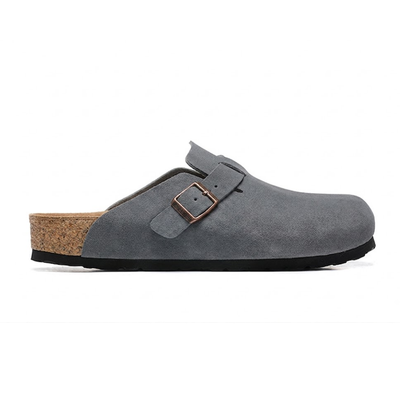 Birkenstock Boston Soft Footbed Suede Leather Clogs