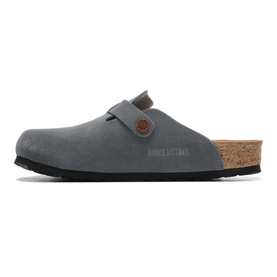 Birkenstock Boston Soft Footbed Suede Leather Clogs