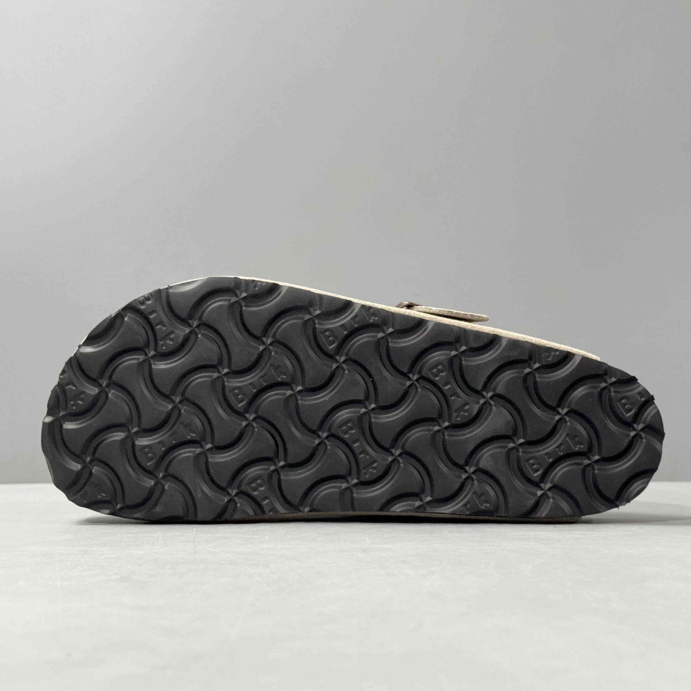 Birkenstock Boston Soft Footbed Taupe Suede Clogs