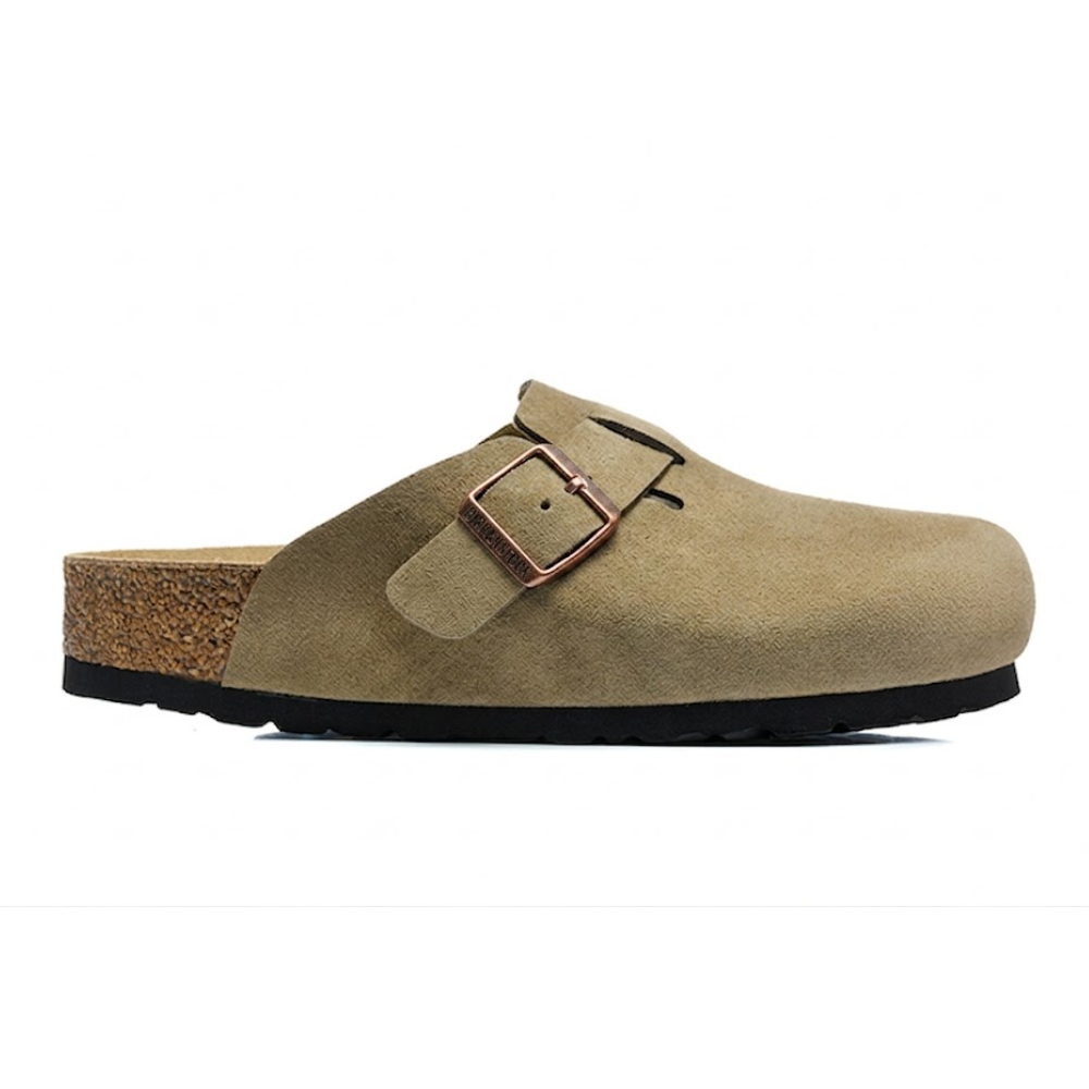 Birkenstock Boston Suede Leather Clogs